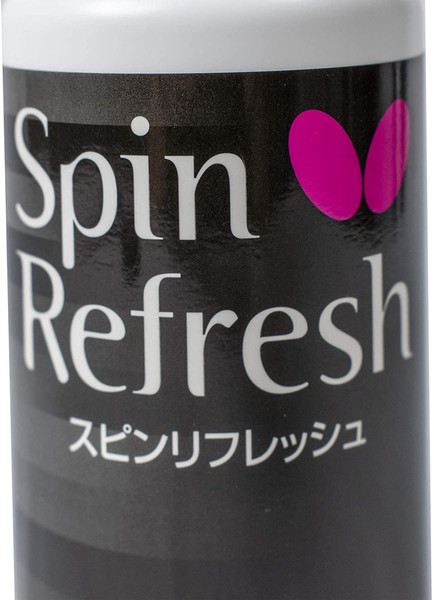 Spin Refresh: Close up of Front of Bottle